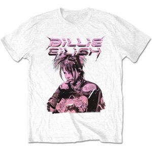 Purple Illustration Billie Eilish Retro Artist Unisex Graphic T-Shirt 181